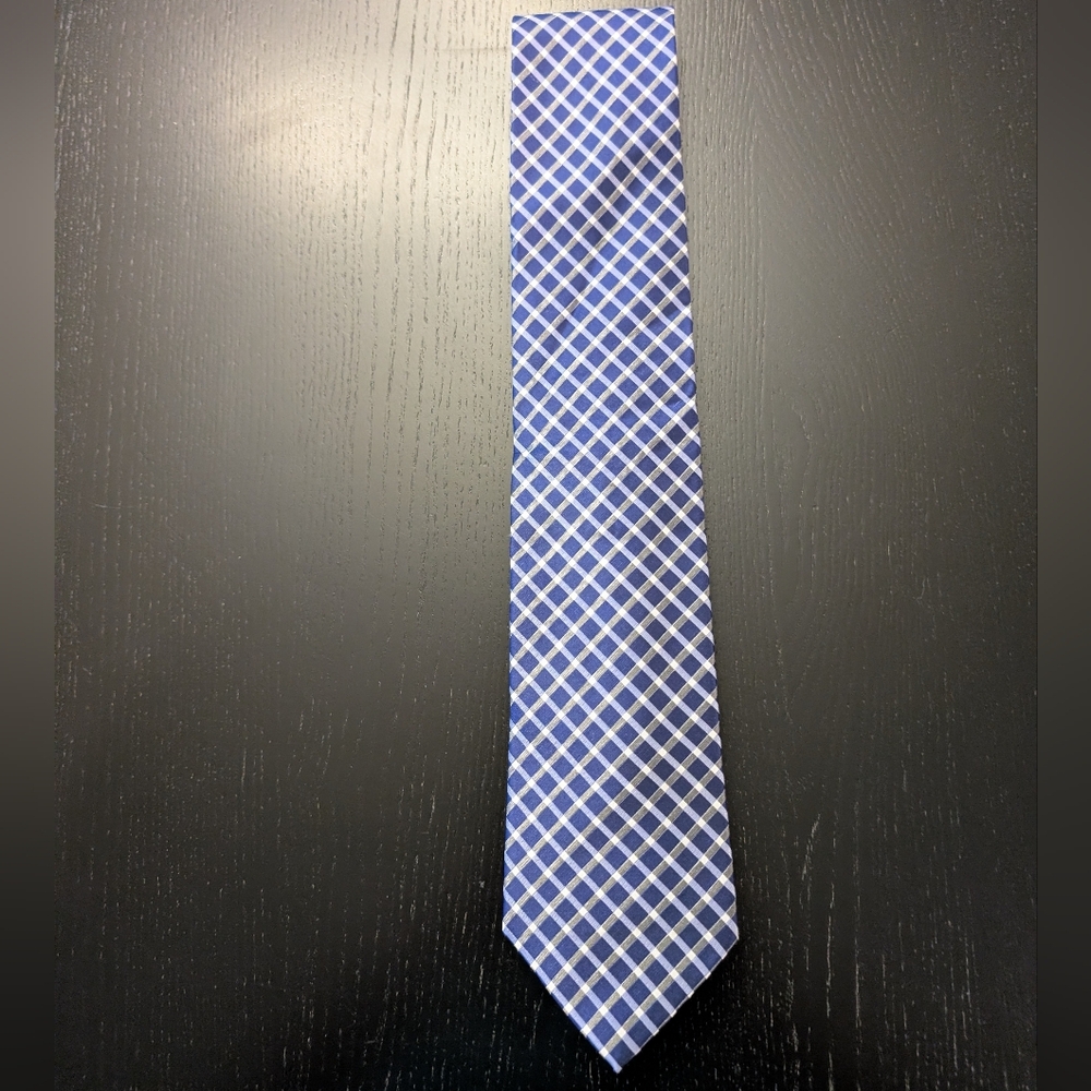 3 For $24 Apt. 9 Blue and White Patterned Tie